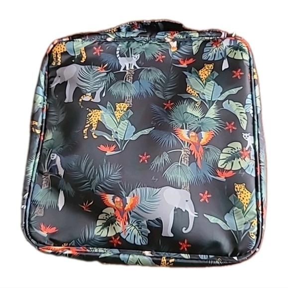 Lug Life Rummy Bag Set- Jungle Animals Retired Family Board Game Cards Chips Mat - Picture 2 of 15